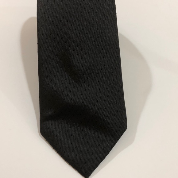EXPRESS MEN’s TIE BLACK 100% SILK - Picture 2 of 6
